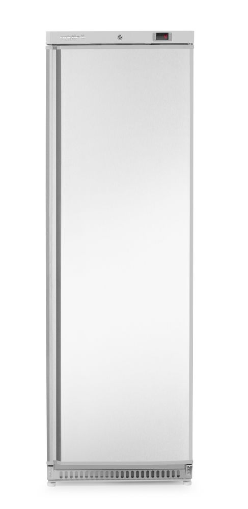 Vrieskast met roestvaststalen behuizing.