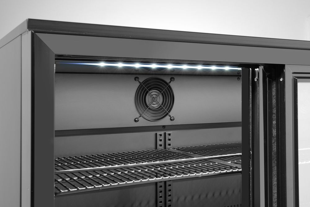 Backbar koelkast met 3 schuifdeuren