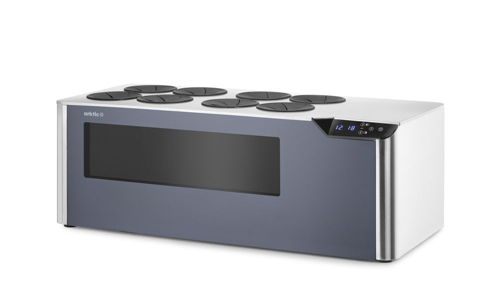 Wijnkoeler tafelmodel, met 2 temperatuurzones "Cellar"