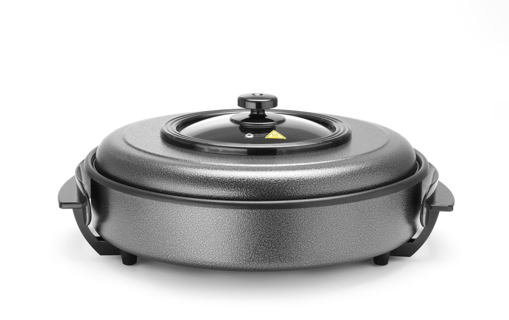 Party pan, HENDI, inner pan 400x(H)50mm, 230V/1400W, ø500x(H)190mm