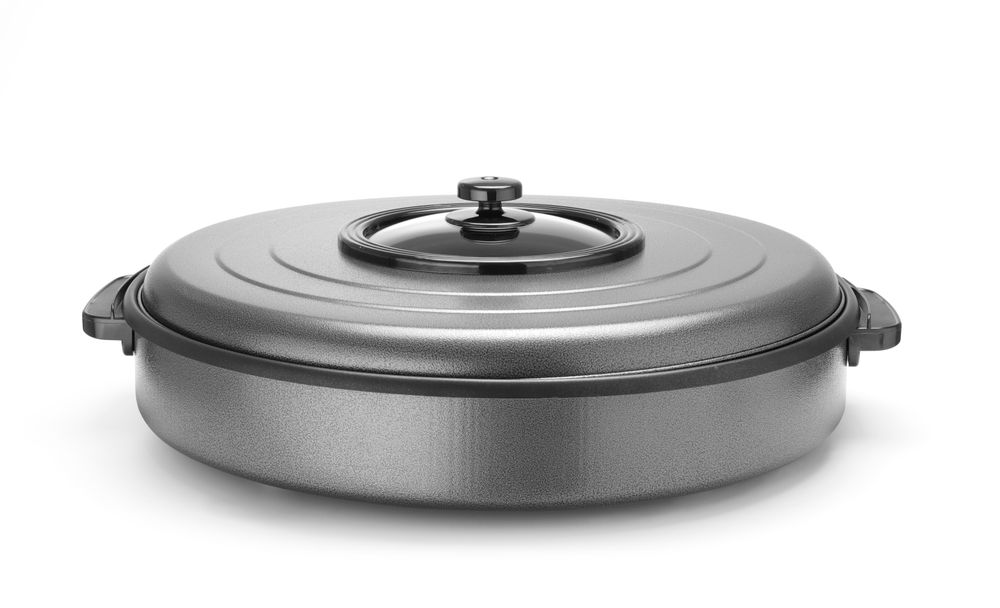 Party pan, HENDI, inner pan 550x(H)60mm, 230V/1600W, ø620x(H)190mm