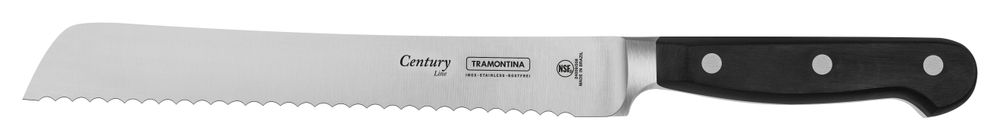 Century bread knife, Tramontina, Black, (L)390mm