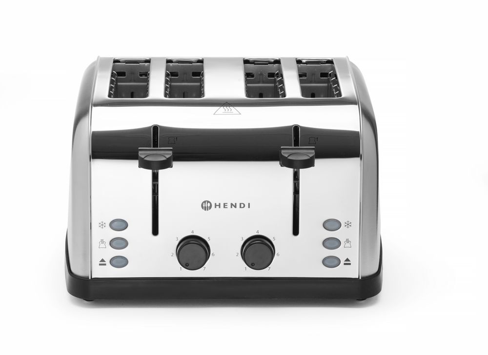 HENDI Toaster Toaster 4-fach 240V/1500W, 295x335x180mm