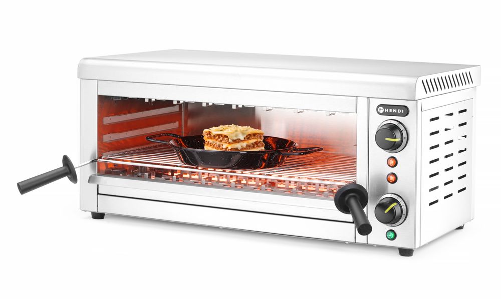 Salamandre avec éléments chauffants Quartz infrarouge, HENDI, 230V/3645W, 689x397x(H)318mm