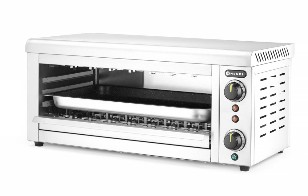 Salamandre avec éléments chauffants Quartz infrarouge, HENDI, 230V/3645W, 689x397x(H)318mm