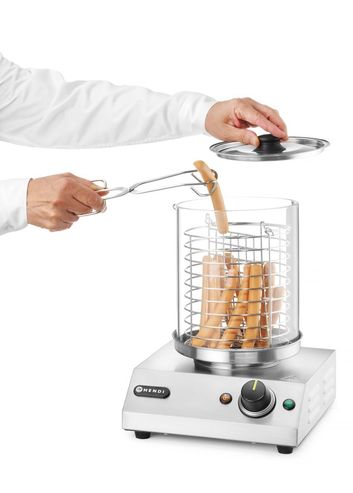 Chauffe-saucisses, HENDI, 220-240V/450W, 280x282x(H)387mm