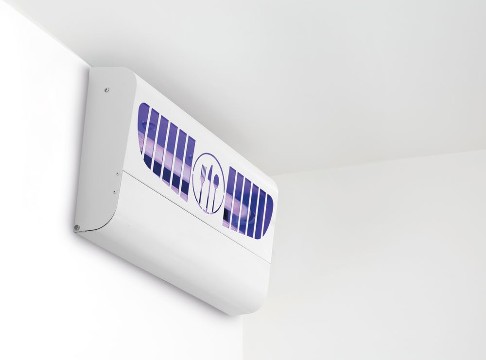 Insectenverdelger met kleefplaat 100 m²