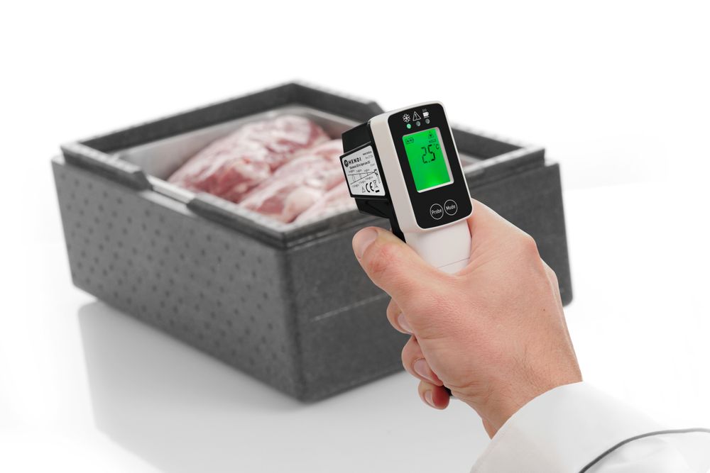 Thermomètre infrarouge avec sonde, HENDI, 39x53x(H)158mm