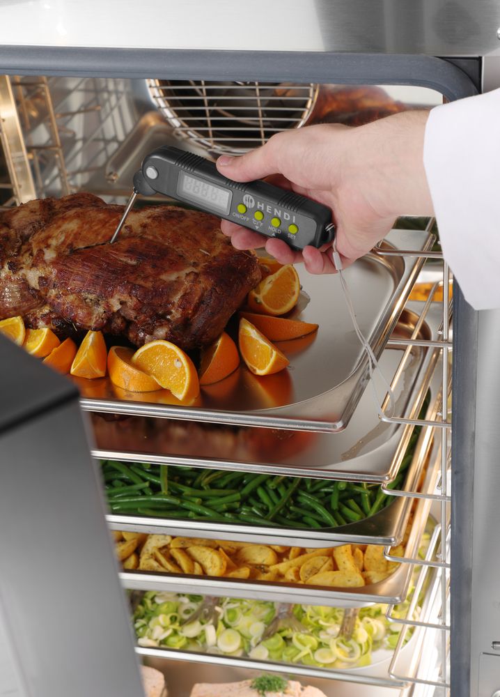 Thermometer met inklapbare sonde