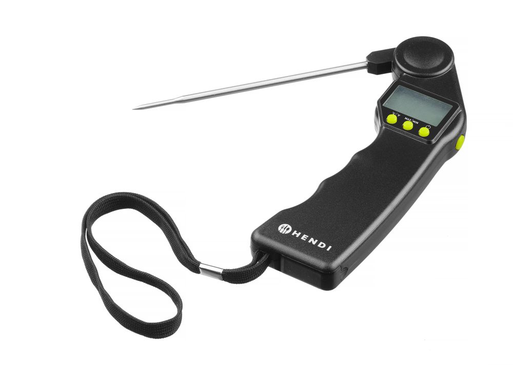 Digitale thermometer met opvouwbare sonde