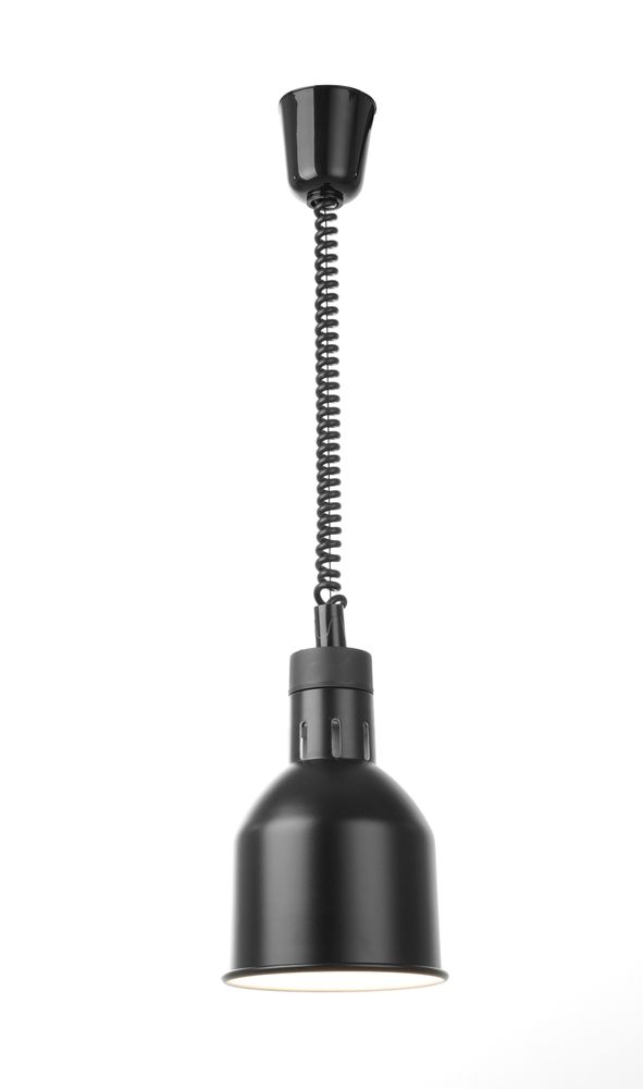 Rise and fall heat lamp cylindrical, HENDI, Black, 230V/250W, ø175x(H)250mm