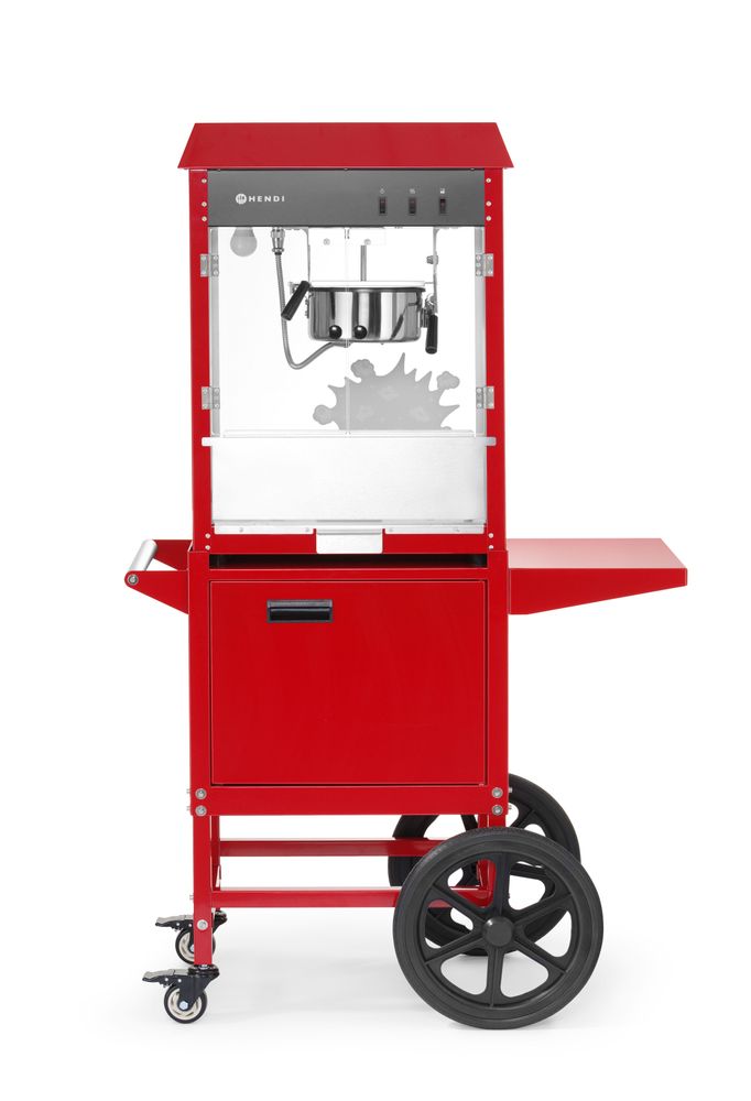 Popcornmachine met kar