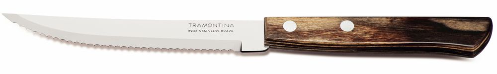 Нож для стейка/пиццы, линия Horeca – набор из 12 шт., Tramontina, коричневый, 12 pcs., (L)208mm