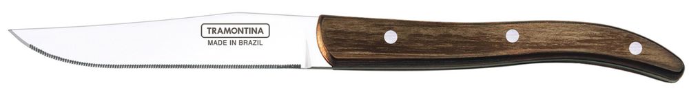 French Style steak knives, Horeca line, brown – 12 piece set, Tramontina, Brown, 12 pcs., (L)225mm