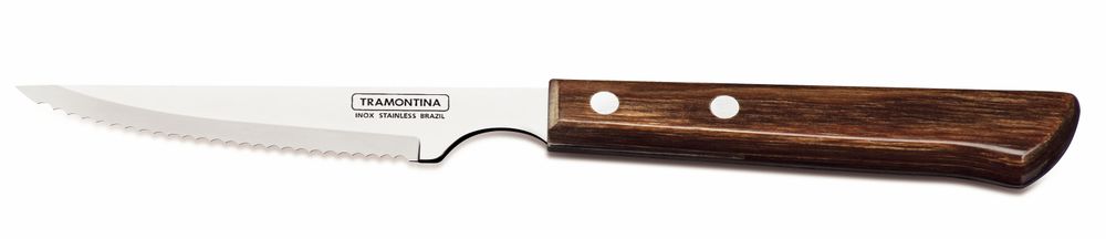 Churrasco Spanish Style steak knife set – 6 pieces., Tramontina, Brown, 6 pcs., (L)220mm