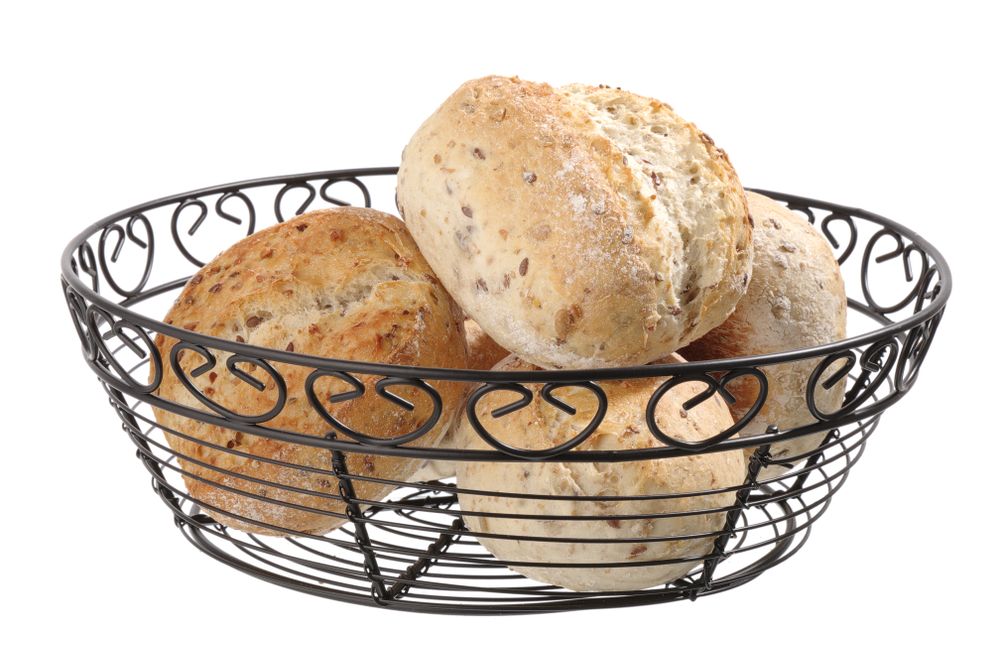 Corbeille en fil deco rond, HENDI, ⌀250x(H)80mm