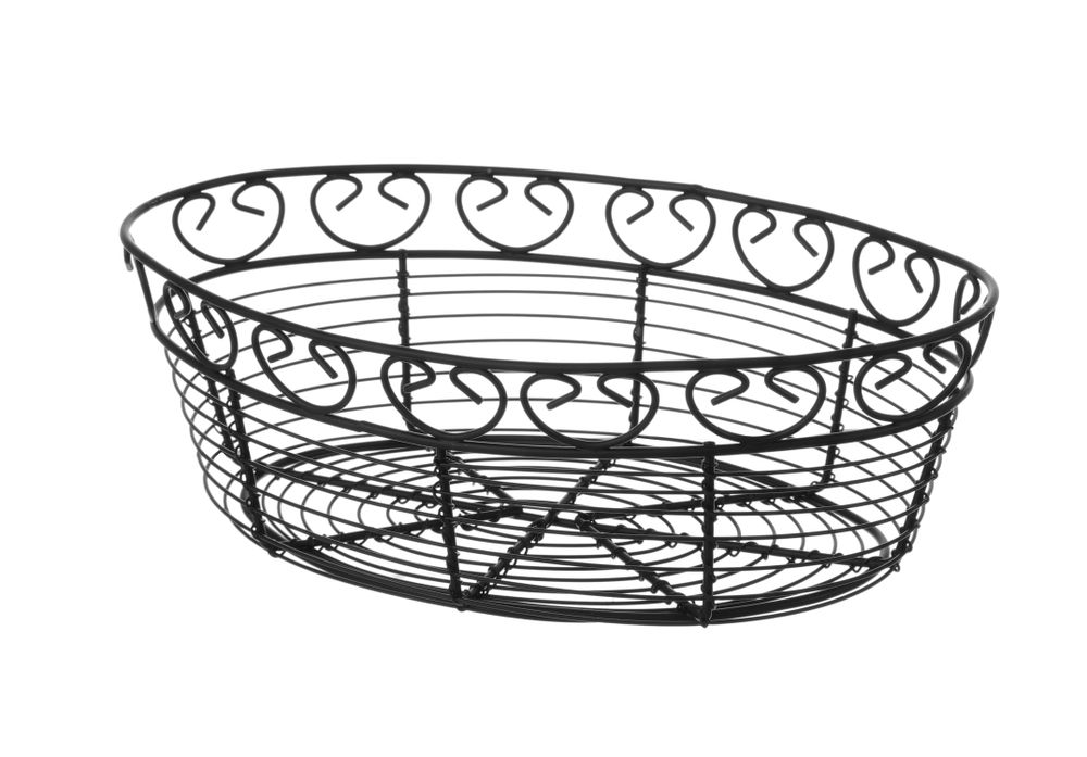 Wire basket deco oval, HENDI, 255x160x(H)80mm
