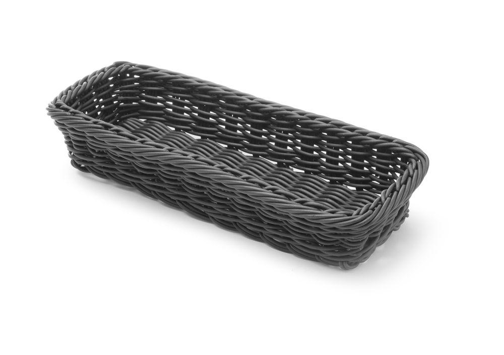 Cutlery basket, HENDI, Black, 270x100x(H)45mm
