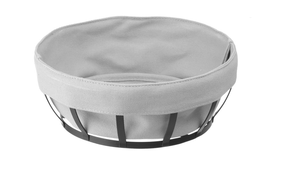 Bakery basket with bag, HENDI, round, 220x220x(H)80mm