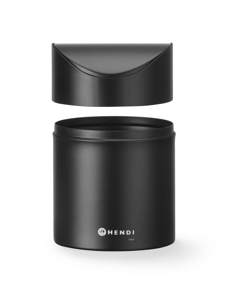 Tafelformaat prullenbak met schommeldeksel