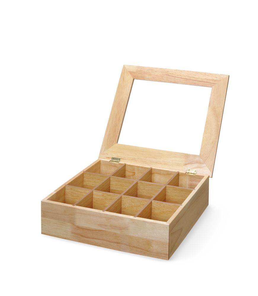 Boîte à thé, HENDI, 300x280x(H)90mm