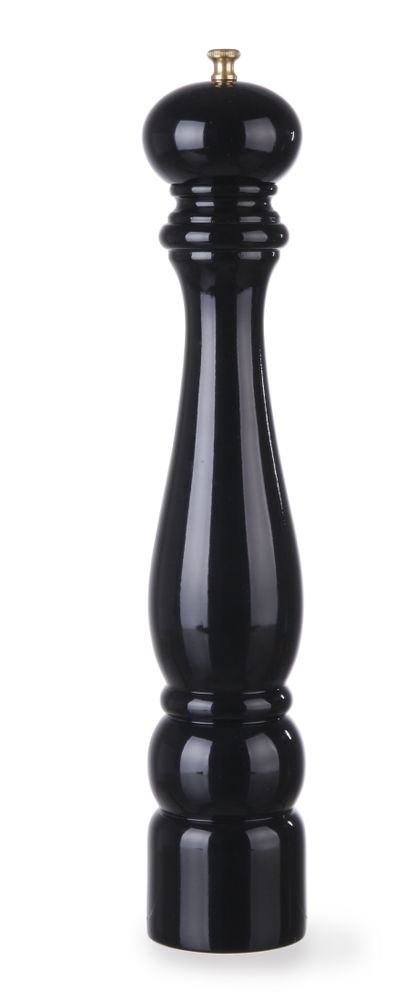 HENDI | Dřevěný mlýnek na pepř, černá, (H)400mm