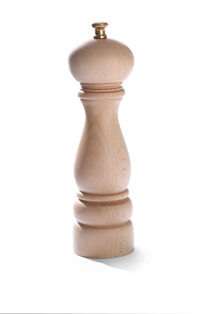 HENDI | Dřevěný mlýnek na sůl, (H)210mm