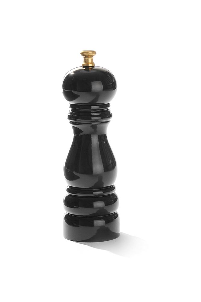 HENDI | Dřevěný mlýnek na pepř, černá, (H)180mm