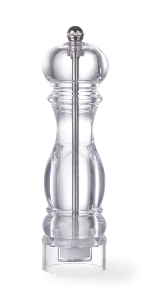 HENDI | Plastový mlýnek na sůl, průhledná, øx(H)210mm
