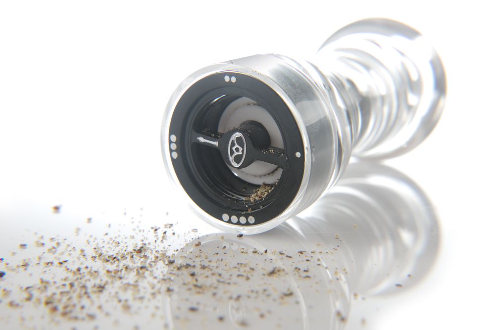 Moulins à poivre - transparent, HENDI, moulin à poivre, Transparent, ⌀63x(H)180mm