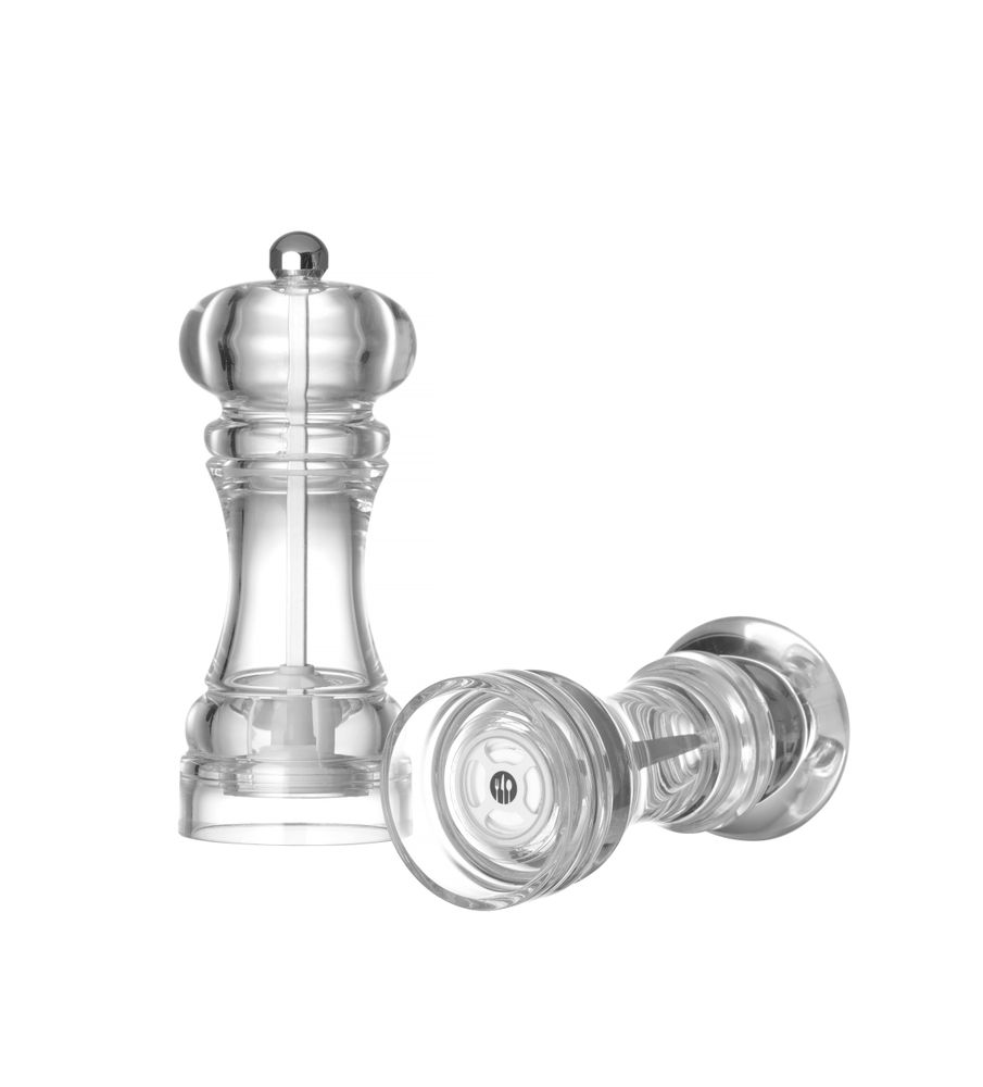 Moulins à sel, HENDI, moulin à sel, Transparent, ⌀58x(H)146mm