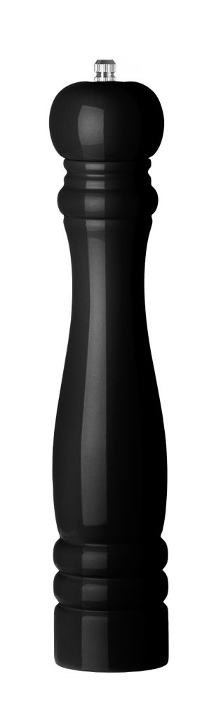 Dřevěný mlýnek na pepř, HENDI, Černá, ø60x(H)315mm