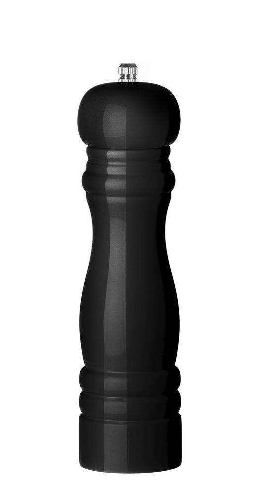Dřevěný mlýnek na pepř, HENDI, Černá, ø55x(H)215mm