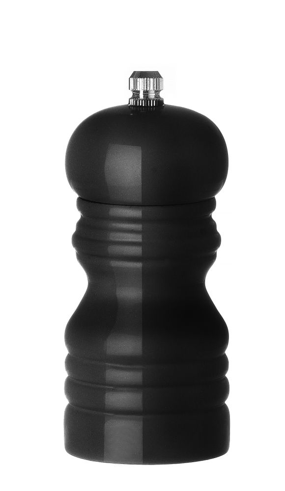 Dřevěný mlýnek na pepř, HENDI, Černá, ø50x(H)113mm