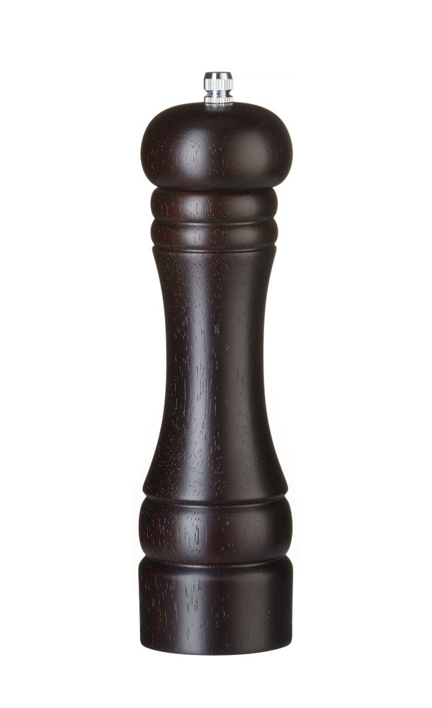 Dřevěný mlýnek na sůl, HENDI, Tmavé dřevo, ø57x(H)215mm