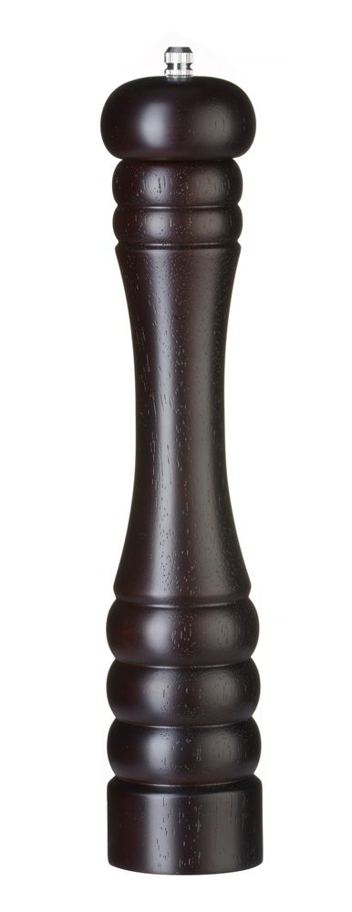Dřevěný mlýnek na pepř, HENDI, Tmavé dřevo, ø60x(H)315mm