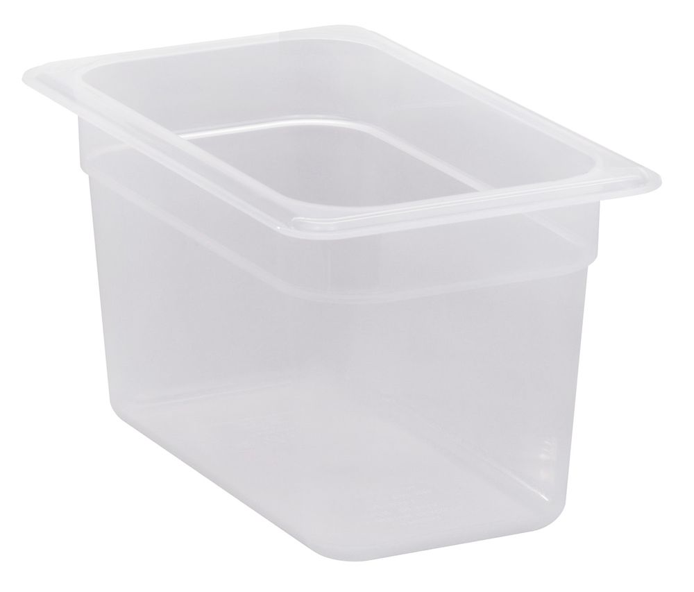 Container GN 1/4 transparent polypropylene., Cambro, 3.7 L, H 150 mm, GN 1/4, 3,7L, Transparent, 162x265x(H)150mm