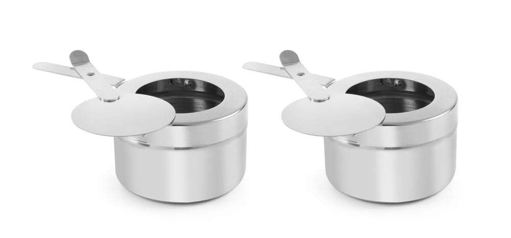 Houder voor chafing dish brandstofblikje – 2 stuks.