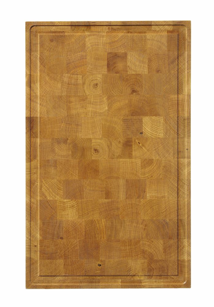 Eikenhouten serveerplank, eindnerf