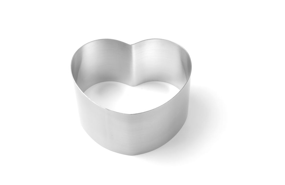 Mousse ring heart, HENDI, 4 pcs., xmm