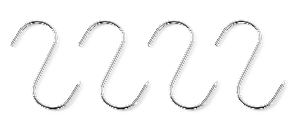 Butcher’s hooks – a set of 4 hooks, HENDI, 4 pcs., 130x5mm