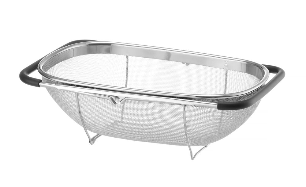 Uitschuifbare gootsteenvergiet