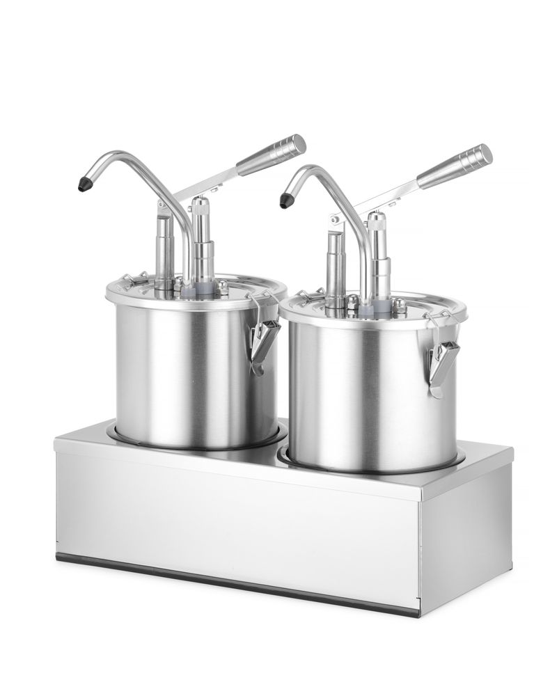 Sauspomp roestvast staal set 2 stuks