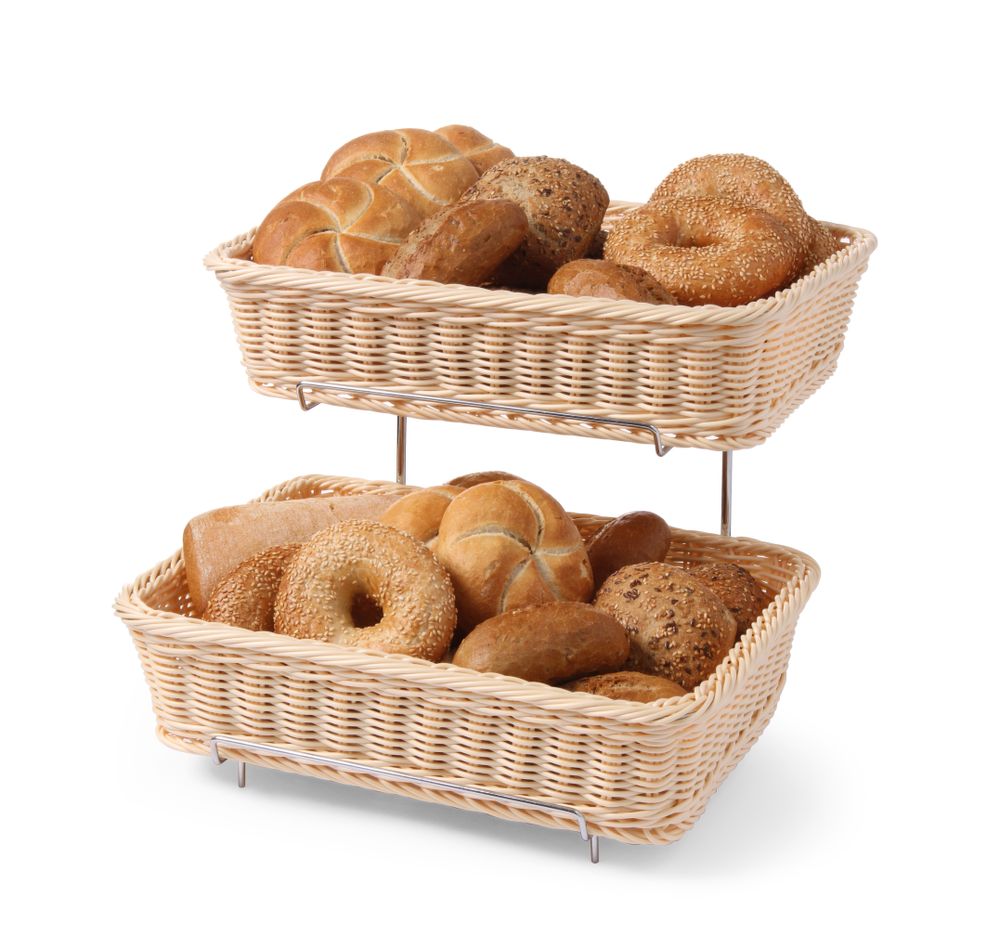 Korv leiva ja saiakeste jaoks - neljakandiline GN 1/2, HENDI, 360x280x(H)290mm
