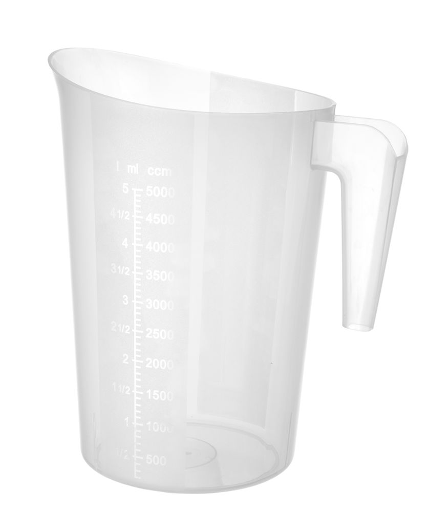 Measuring jug stackable, HENDI, 5L, ø210x(H)270mm