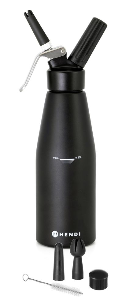 Slagroomapparaat zwart