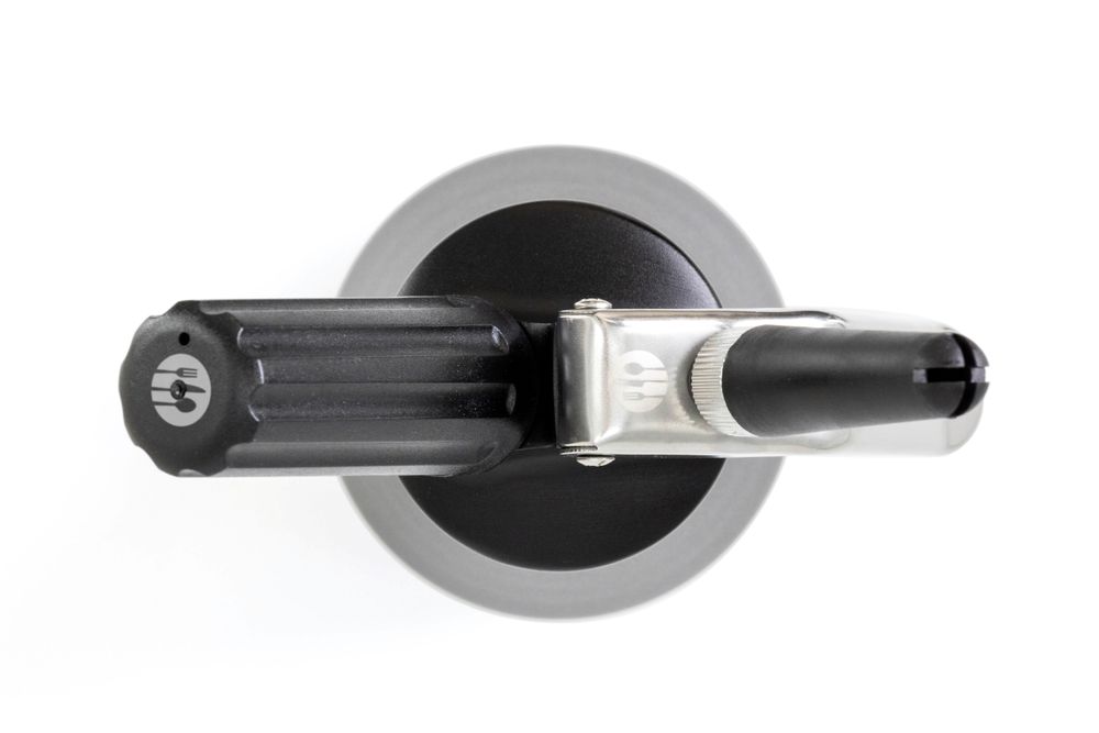 Slagroomapparaat zwart