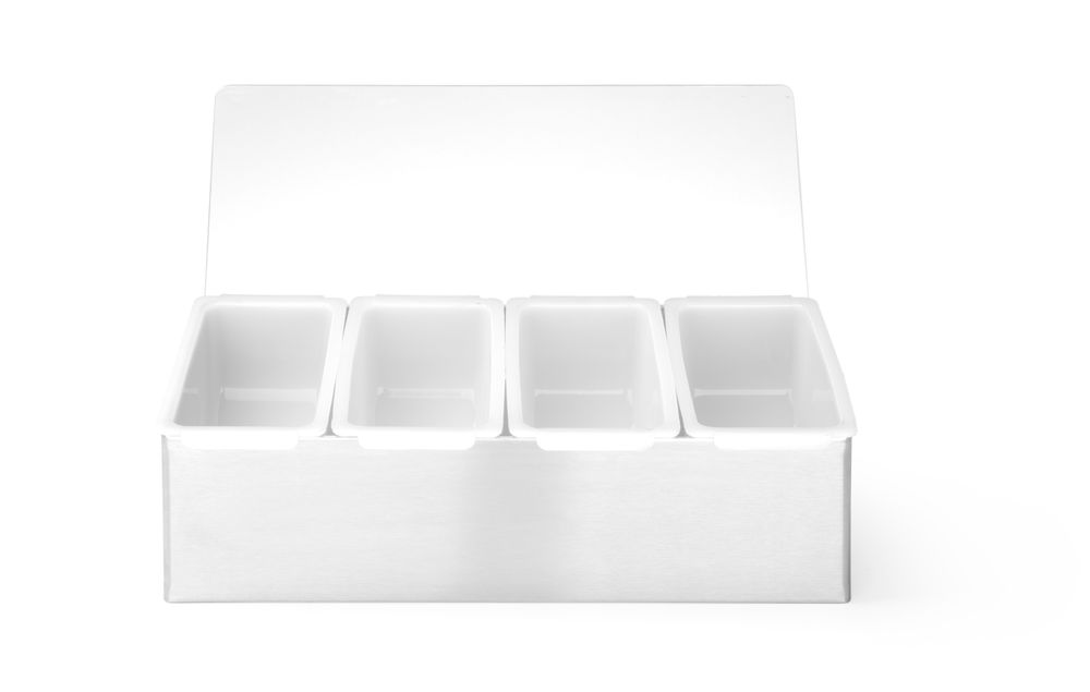 Boîte à ingrédients, BarUp, 5 boîtes, 375x140x(H)90mm