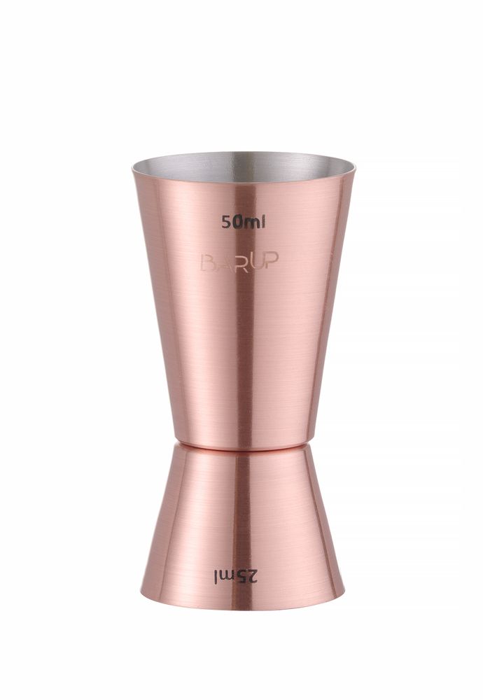 Doseur 25/50 ml, BarUp, Cuivre, ⌀42x(H)86mm