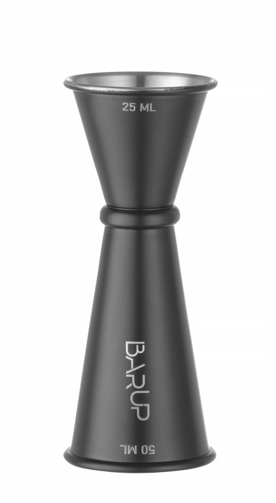 Doseur 25/50 ml, BarUp, Noir, ⌀45x(H)110mm